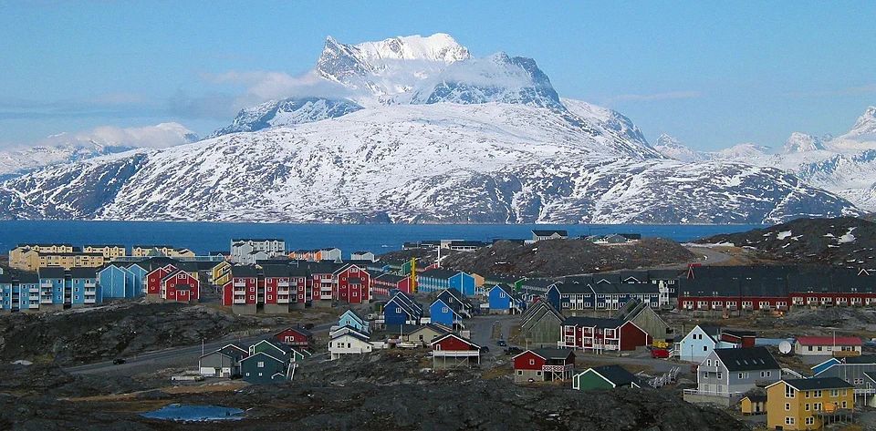 Nuuk, the largest town, with over 16,000 inhabitants