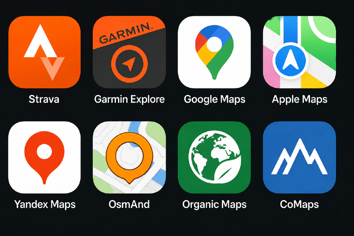 Just a small section of mapping related apps available out there